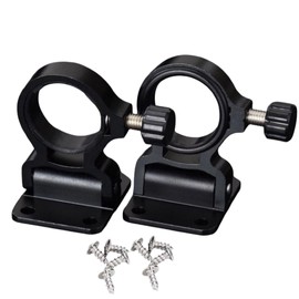 WBLDBB Cooler Box, Umbrella Stand, Parasol Stand, Pole Holder, Set of 2, Fixers, 8 Screws, Fishing Box, Accessories, Durable, Durable, Convenient, Easy to Install, Fishing (Black)