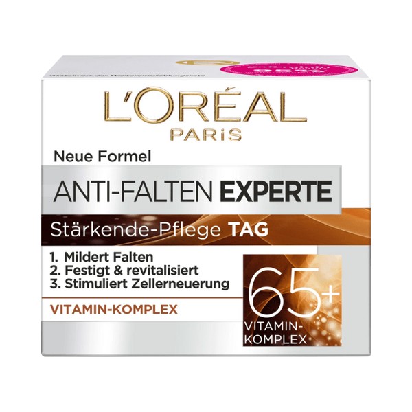 L’ORÉAL PARiS Anti Falten Gesichtscreme Experte 65+, 50 ml