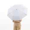 JAJU [JAJU] Comfortable Handle 3-Section Folding Umbrella_Stripe