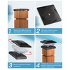 Ofuray Solar Post Cap Lights,4Pack Fence Deck Post Cap Solar