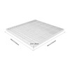 Outdoor Carbon Steel Drain Grate,23.6x23.6in Heavy Duty Drain Cover,Rust-Proof Metal