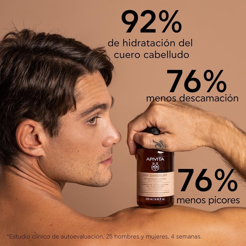 Apivita Shampoo Contra las Caspas Secas 250ML