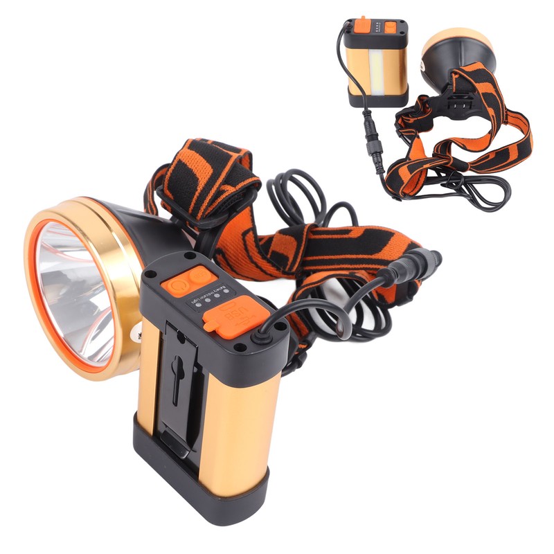 Bright Head Light Waterproof Angle Adjustable Lightweight Multifunctional LED Headlamp
