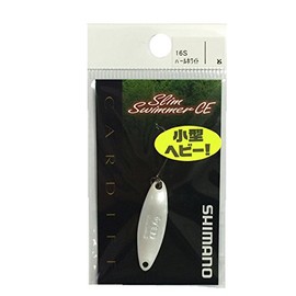 Shimano TR-S44N Spoon, Cardiff, Slim Swimmer, Compact Edition, 0.16 oz (4.4 g), Pearl White, 16S