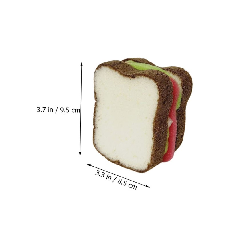 KICHOUSE 2 Pack Dish Scrubber Sponge Kitchen Sponges for Cleaning