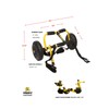 Suspenz Stowable Kayak Carrier Cart, SK Trailer Cart with Airless