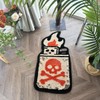 Yellow Lighter Don't Smoke Flocking Rug Living Room Carpet Bathmat