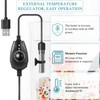 PYPABL 10W Super Mini USB Aquarium Heater, Nano Fish Tank