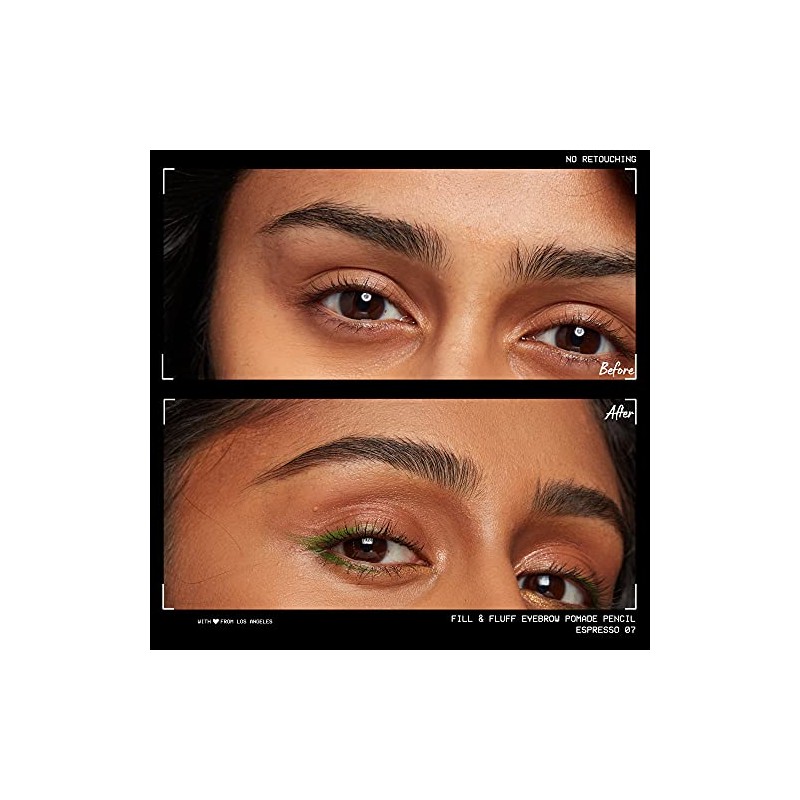 NYX PROFESSIONAL MAKEUP Fill Fluff Eyebrow Pomade Pencil, Espresso, 2