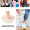 4Pairs Tongue Pads for Shoes, Non Slip Shoe Size Reducer