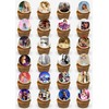 Music Singer Cupcake Toppers, 24 Edible Wafer Card Precut Stand