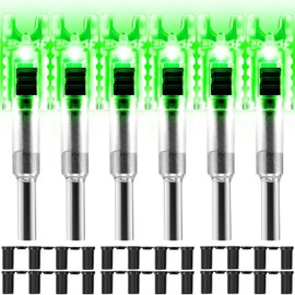 Paquete de 6 cerraduras iluminadas para pernos de ballesta con bujes de 0.285 pulgadas/.297 pulgadas/.300 pulgadas/.300 pulgadas/.305 pul...