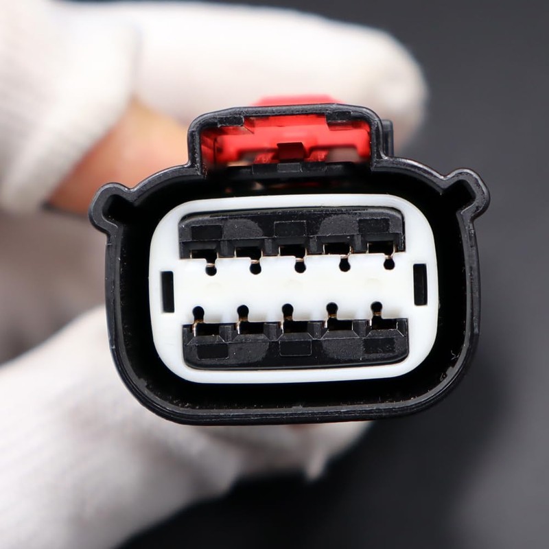 LIZAPUS Headlights Pigtail Connector Compatible with Jeep Compass 2017-2021 55112706AF