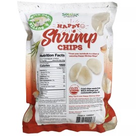 SoKusa Shrimp Chips with Garlic and Butter 16 oz Each 2-pack