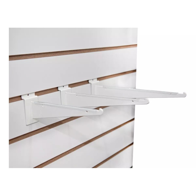 EXH Mensula Gancho Panel Ranurado Exhibipanel Blister 30cms 30pz