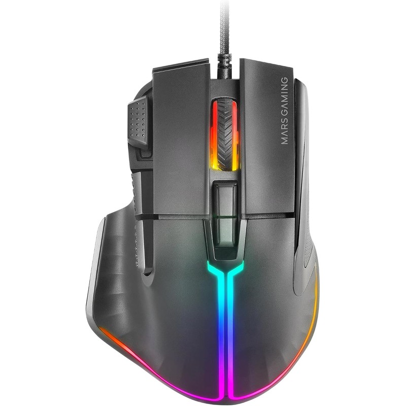 Marsgaming MMW3P, ratón inalámbrico para Juegos, RGB Flow, Ultraligero 79