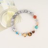 COAI Unisex Energy Bracelet Solar System Bracelet Made of Gemstones,