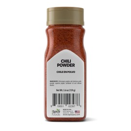 iSpice PREMIUM CHILI POWDER| Pure and Fresh |Essential Kitchen Spice|5.6oz (159g)