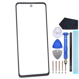 VEKIR Glass Screen Replacement for Motorola Moto G Stylus 5G (2022) Edge (2021) Outer Screen Glass Lens Repair Part with dismantling tool