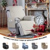 VANSOFY 100% Waterproof Recliner Chair Cover, Modern Style, Non-Slip, Dog