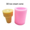 Ice cream cone, realistic design and texture wax melts silicone