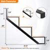 Toriexon Steel Stair Riser-2 Pack, 3 Step Stringers for Deck,
