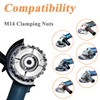 HaoTrade 2 Piece M14 Quick Release Nut, Angle Grinder Quick