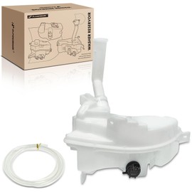 A-Premium Windshield Washer Reservoir with (Cap/Washer Pump/Hose/Filler Neck/Bracket) Compatible with Select Mazda Models - 3 2004-2009, Sedan - Replace# BN8V67480D