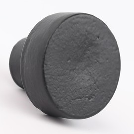 Woodbury Lane 10 Pack Cabinet Knobs, Round Drawer Pulls & Cupboard Drawer Knobs, Luxury Kitchen Solid Cast Iron 3-3/4" Black Cabinet Knob & Handles for Hardware Dresser