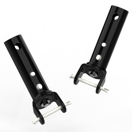 Poolvio Pool Vacuum Head Replacement Handles (2-Pack) – Heavy‑Duty Aluminum Swivel Handles with EZ Clips & Locking Pins – Fits Standard 1‑1/4″ Telescopic Pole & Pool Accessories