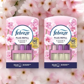 2 x Febreze 3Volution Plug-In Refills – Blossom & Breeze – 20ml (Total 40ml)