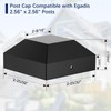 1 Pack Aluminum Post Top Cover – Decorative Cap for