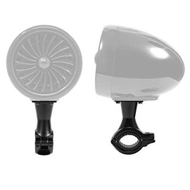 GoHawk Set of 2pcs(1Pair) 1 to 1-1/4 in. Handlebar Mounting Clamp fits Ape Hanger Powersports Speakers AJ4 / AN4 / TJ4 / TN4 / AS5 / TS5 Series (Black)
