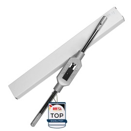 AM-Zerspanungstechnik Tap Wrench, Adjustable Pro Tap Wrench for Taps, Choice of Different Holders, Adjustable for Tap Cutter Set - M4-M12, Size 2
