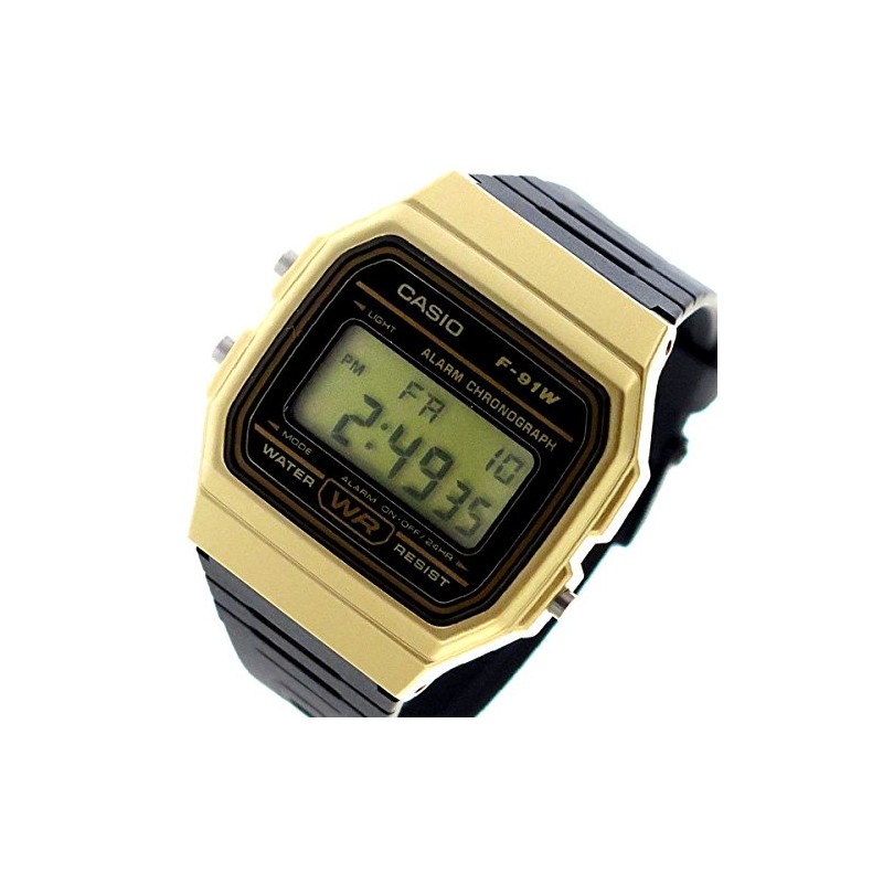 CASIO Quartz Digital Resin Strap Watch Unisex Wrist Watch F-91WM-9A
