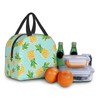 Duduho Cute Pineapples Lunch Bag Compact Tote Bag Reusable Lunch