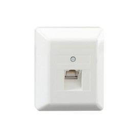 Rutenbeck 13411501/UAE Data Surface 6Real 1 Output 8-Pin White Polar