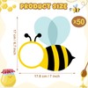 50 Pcs Bee Cutouts for Bulletin Boards Decorations Spring Elementary