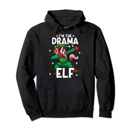 I'm The Drama Elf Unicorn Teen Theater Student Christmas Pullover Hoodie