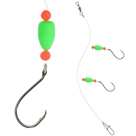 YELARXI Fishing Floats, 39 Inch Popping Floats Slip Bobbers Popping Corks Float Weighted Bobbers Fishing Tackle for Saltwater Freshwater Tackle (4 Pack, Green)