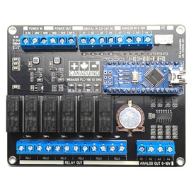 CANADUINO® PLC-100 V2 Programmable Logic Controller SMD Version for Arduino Nano