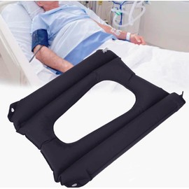 Inflatable Toilet Chair Seat Cushion, Elderly Anti-Bedsore Wheelchair Nursing Pad Accessories for Disabled Bedridden