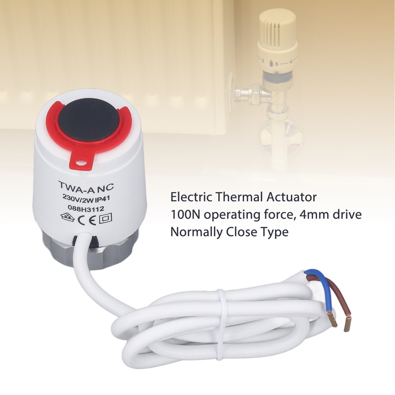 Electric Thermal Actuator Normally Close Electrothermal Actuator for Water Valve
