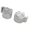 2 Pack Small Keepsake Box Elephant Shape Storage Container Metal