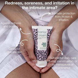 Wound and Healing Ointment for Intimate Areas - 200 ml | With Tea Tree Oil | Anti-Inflammatory Wound Cream | Wound Ointment with Zinc for Incontinence | Zinc Ointment | Anti Redness Cream