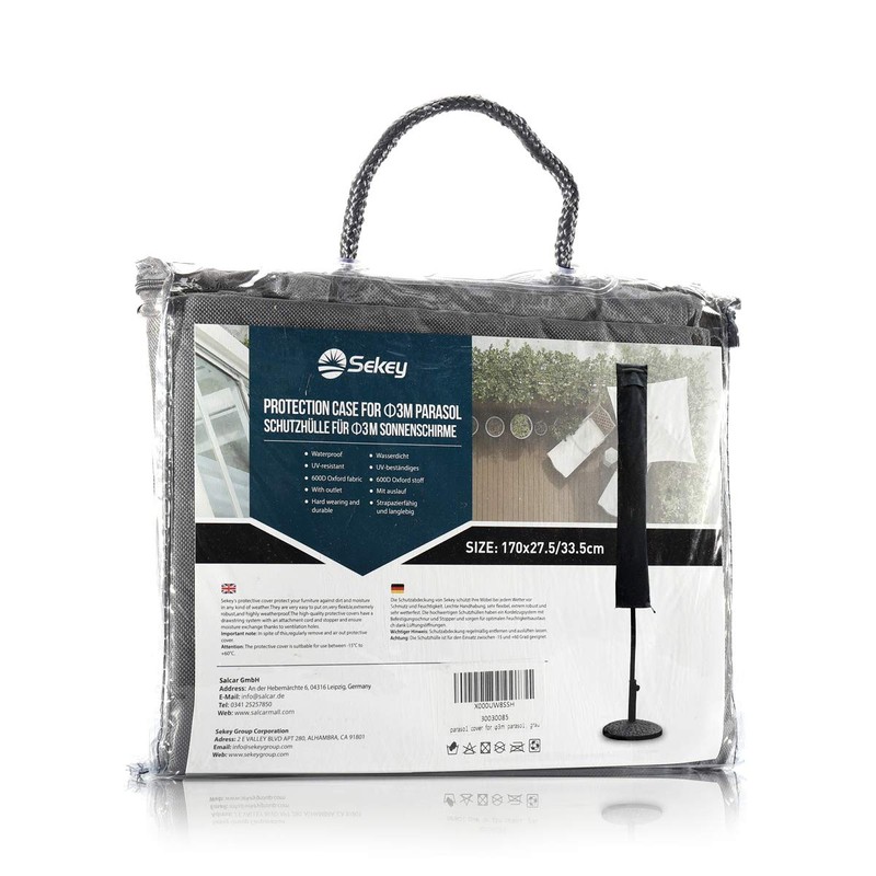Sekey® Protective Cover for Parasol Diameter 300 cm