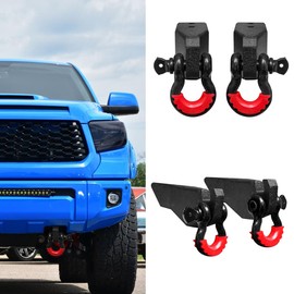 Vijay Front Tow Hook Mount Bracket and D-Ring Fits 2007-2021 Toyota Tundra