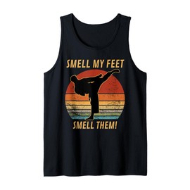 Cool Karate Gifts For Boys Girls Funny Smell My Feet Karate Tank Top