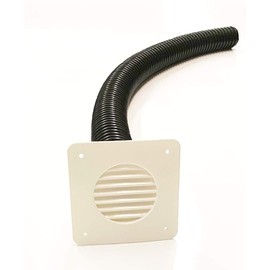 A.A Battery Box Vent System with Hose - Louver Cover w/Cone Plate & 36" Hose - RVs, Campers, Trailers