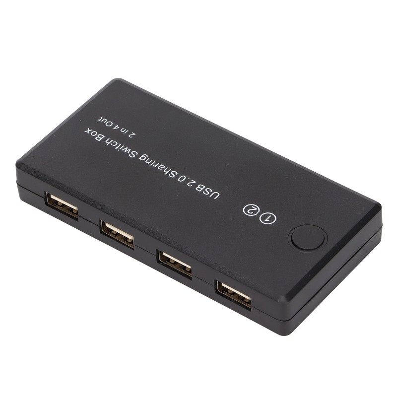 USB 2.0 Switch Selector 2 in 4 Out Great Compatibility